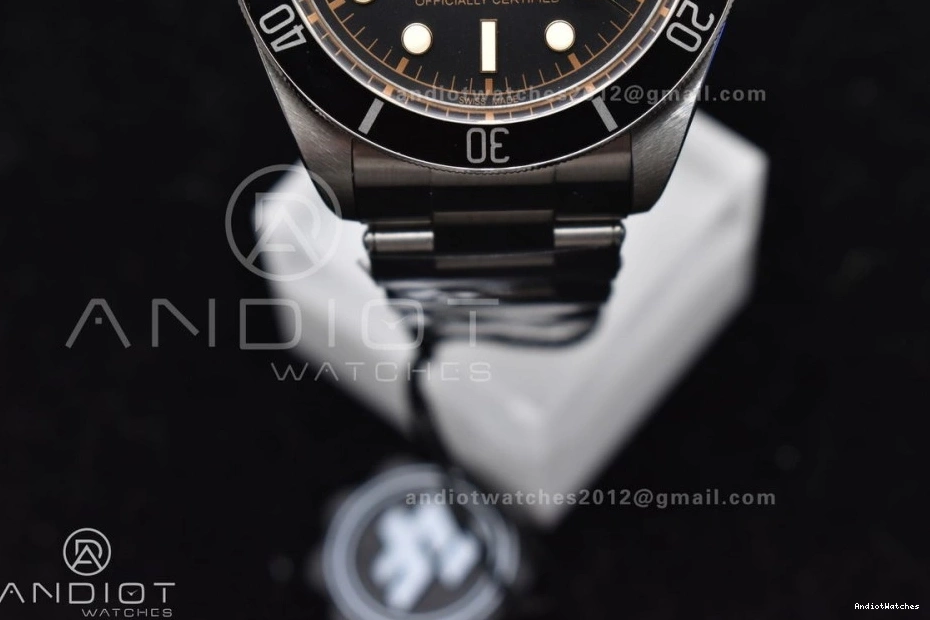 1:1 Best on 887 A2824 V Black Bay Black Heritage SS Edition Bracelet ZF TopPick Bezel 0428
